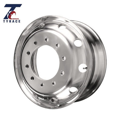 Chrome Polished High Quality Porcelain Steel And Alloy Wheel Rims 17.5inch 19.5inch 22.5inch